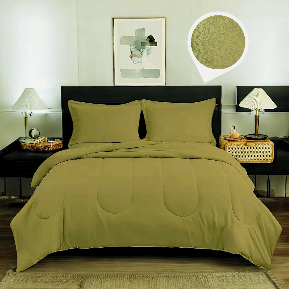 Golden Glow Luxury Duvet Set - LDS10