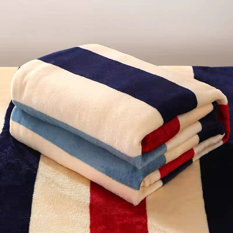 Seaside Stripes Double Bed Fleece - FD79