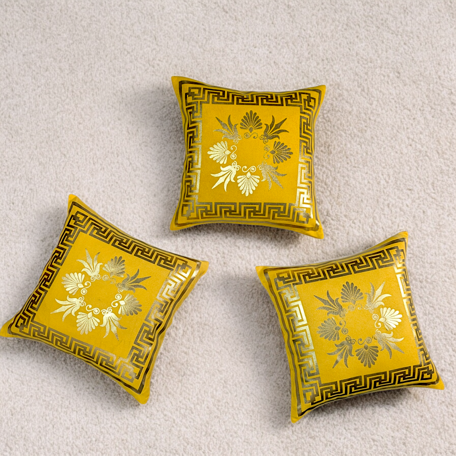 Gold Foil Printed Cushion Cover