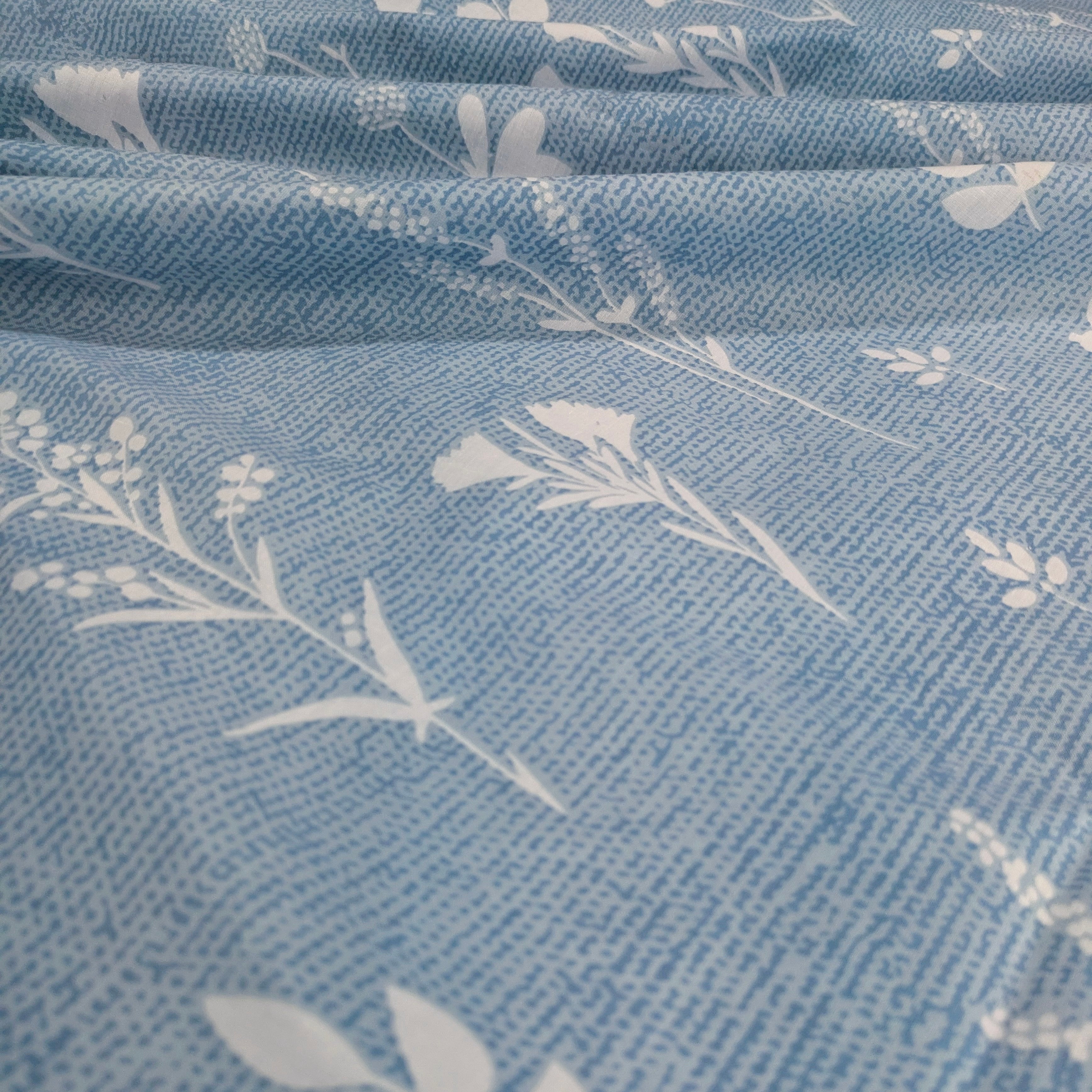 Blue Botanical Sprig Comforter Set - CSF110