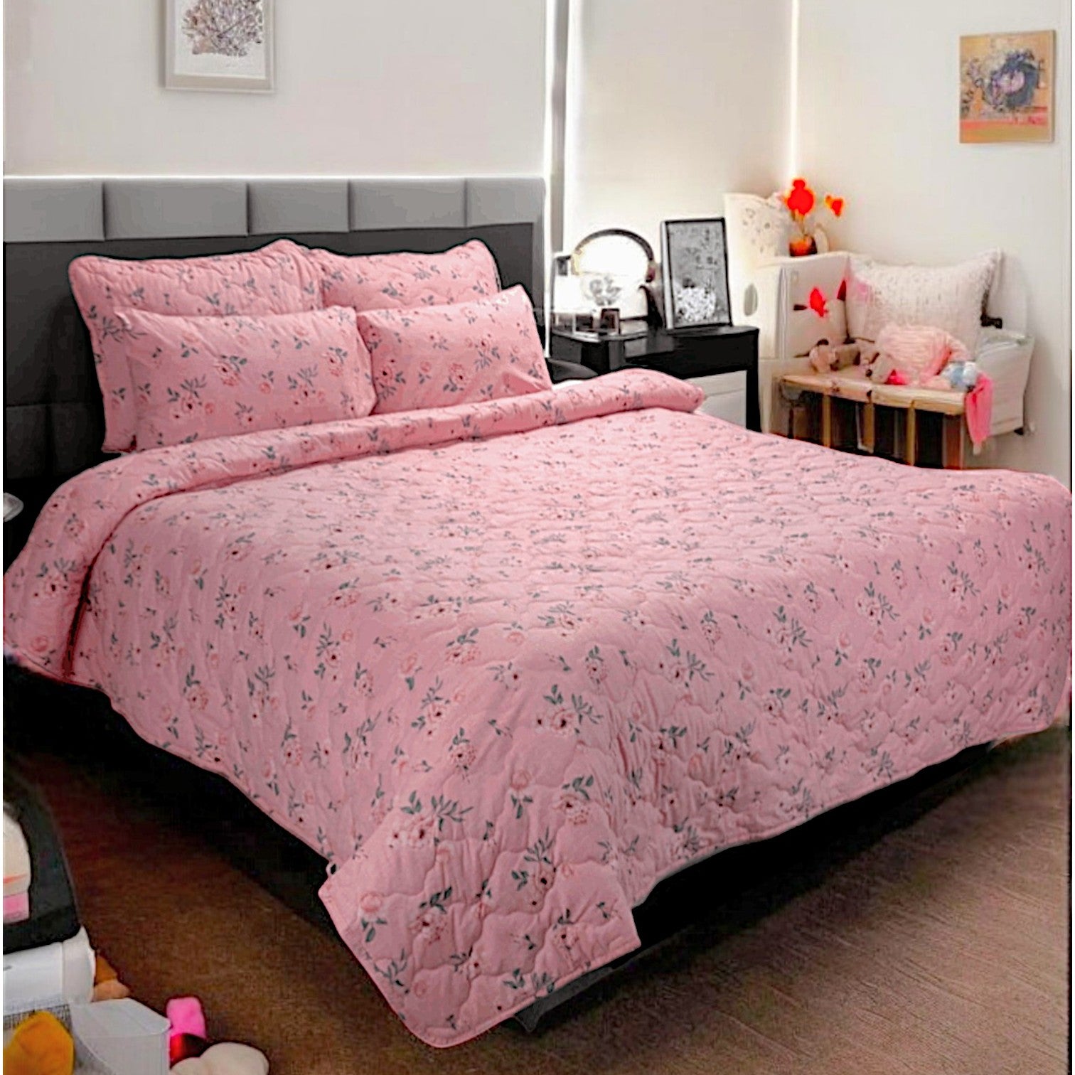 Cotton Comforter Set 6 Pcs