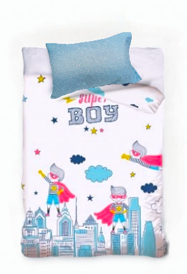 Power Up For Dreams Single Bedsheet Cotton - Ds28