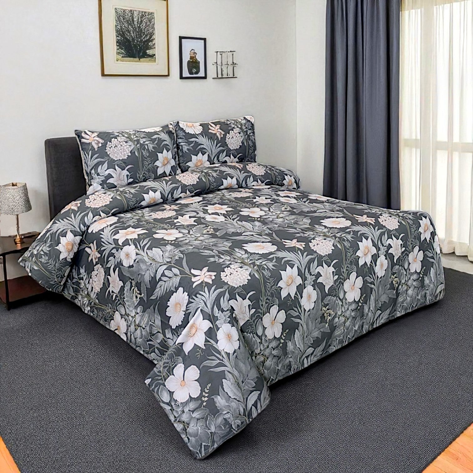 Dekoracy Double Bedsheet 3 pc