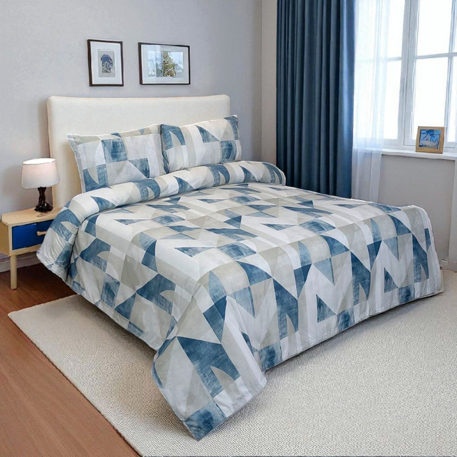 Dekoracy Double Bedsheet 3 pc