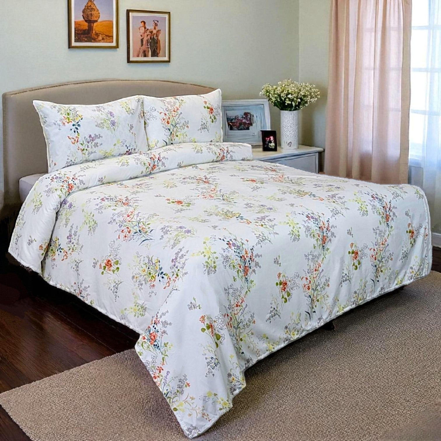 Dekoracy Double Bedsheet 3 pc