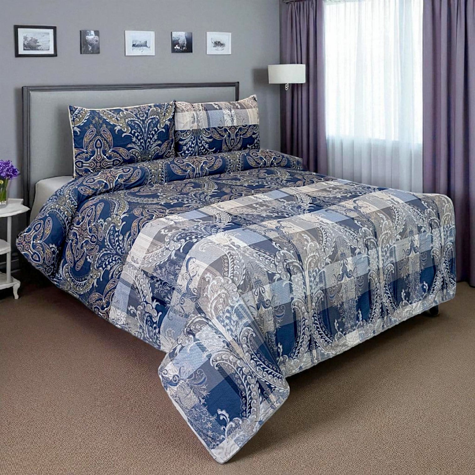 Dekoracy Double Bedsheet 3 pc