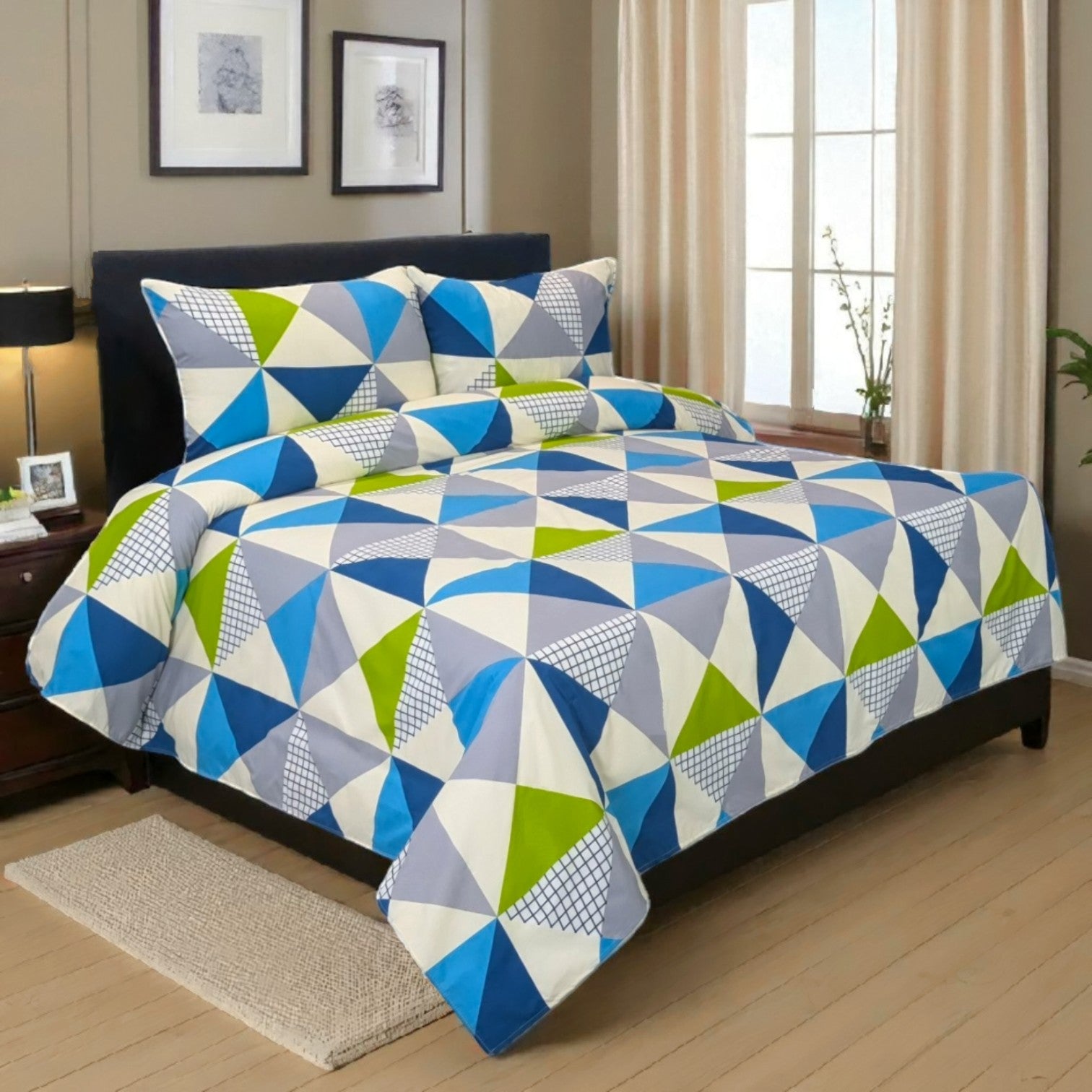 Dekoracy Double Bedsheet 3 pc
