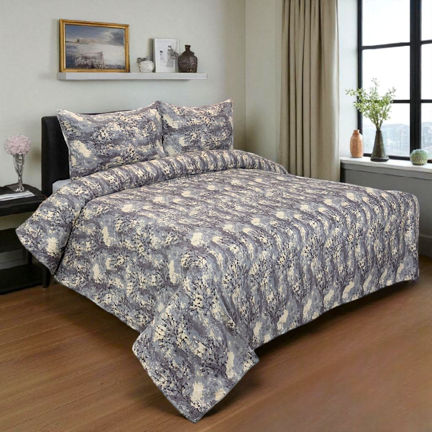 Dekoracy Double Bedsheet 3 pc