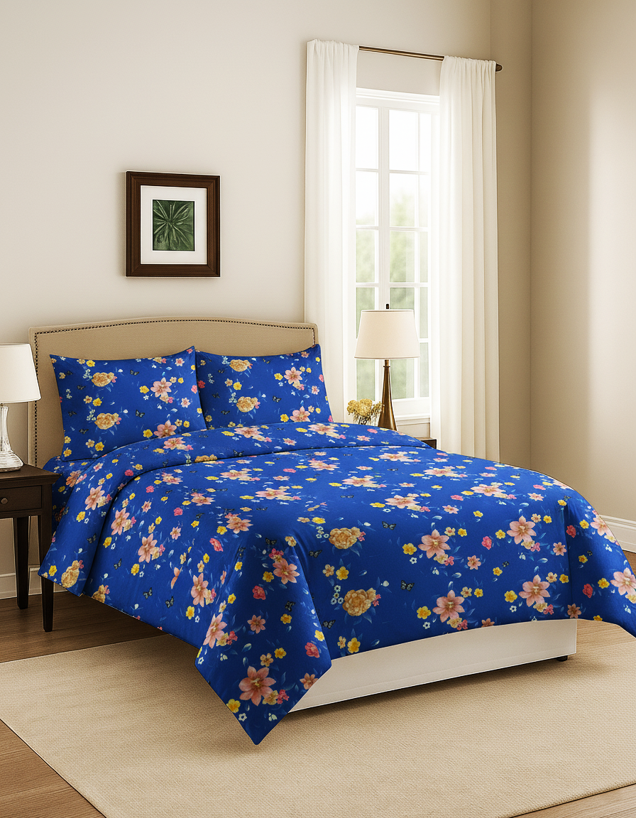 Dekoracy Double Bedsheet 3 pc
