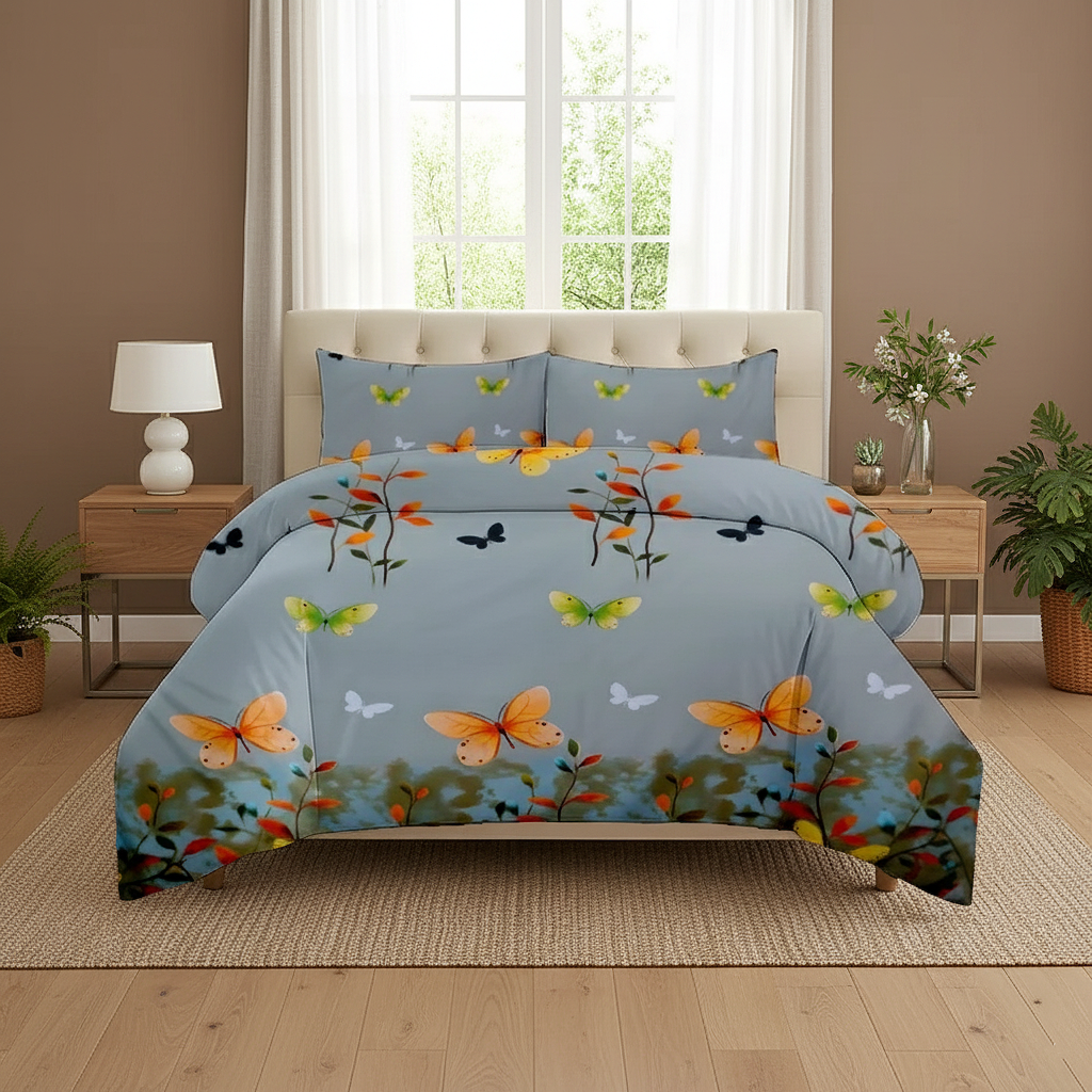 Dekoracy Double Bedsheet 3 pc