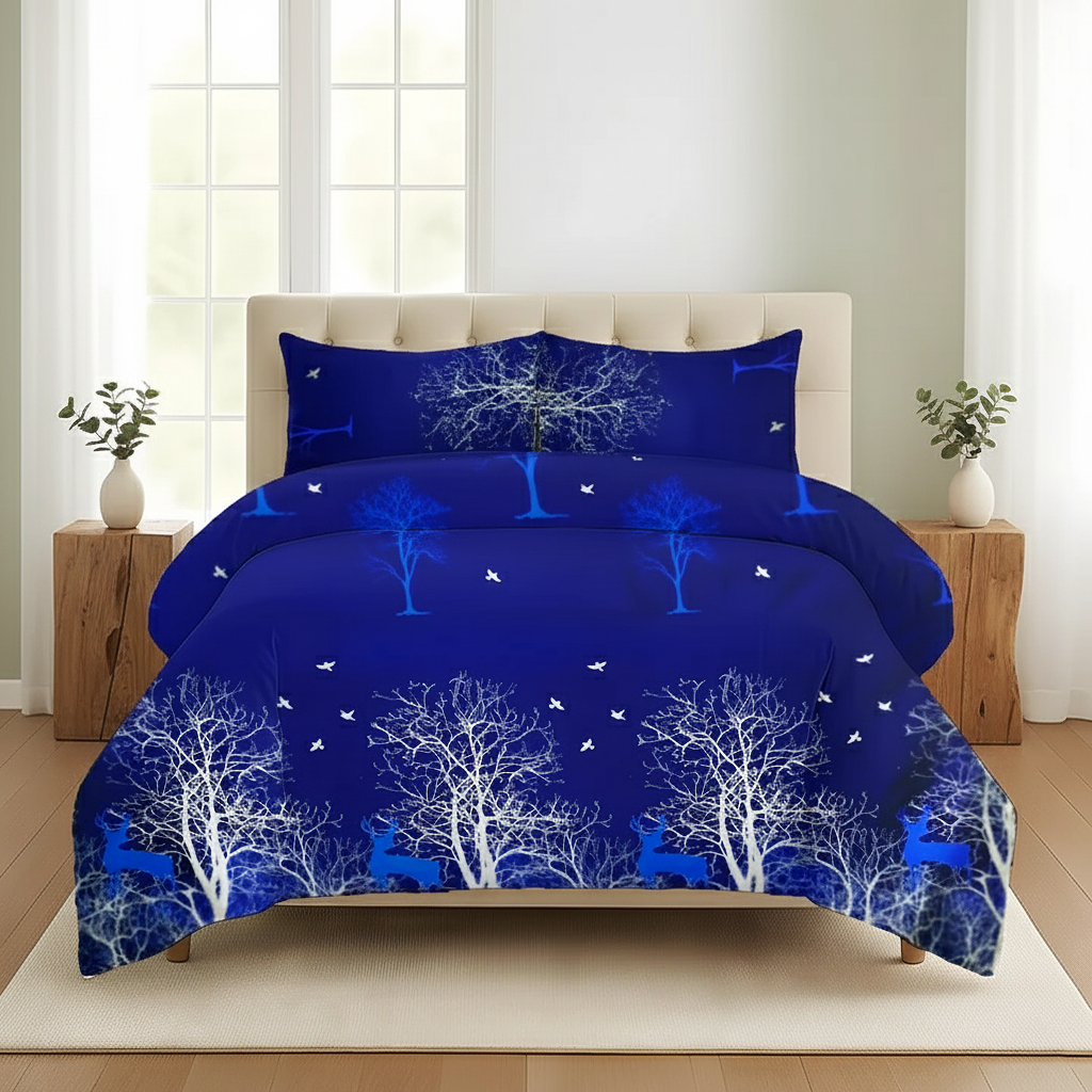Dekoracy Double Bedsheet 3 pc