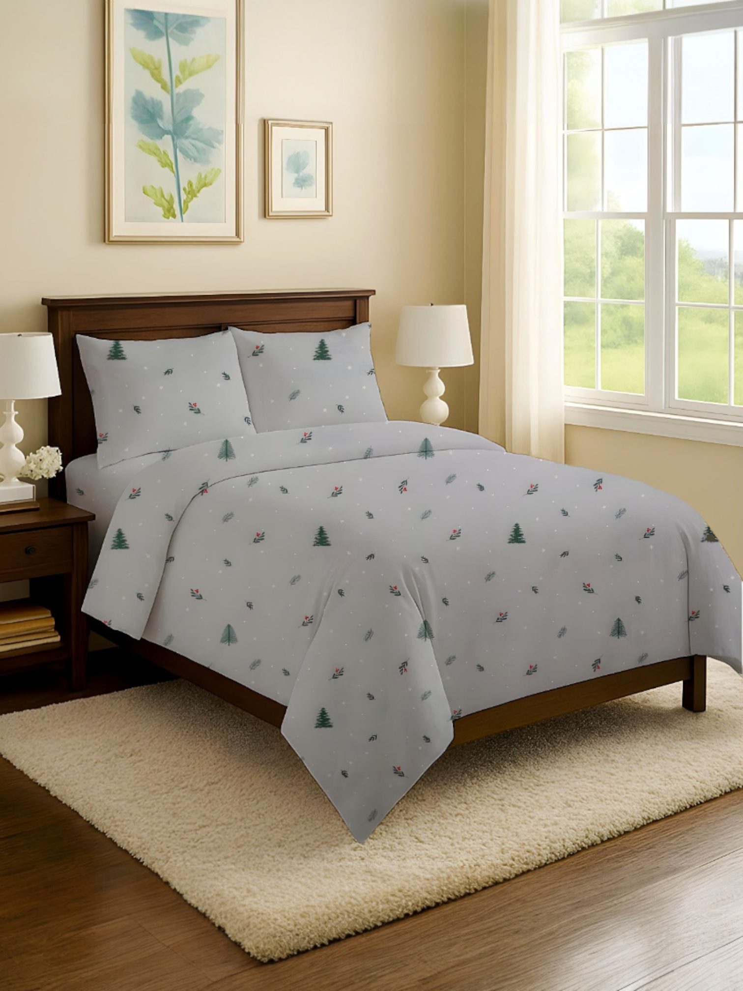 Dekoracy Double Bedsheet