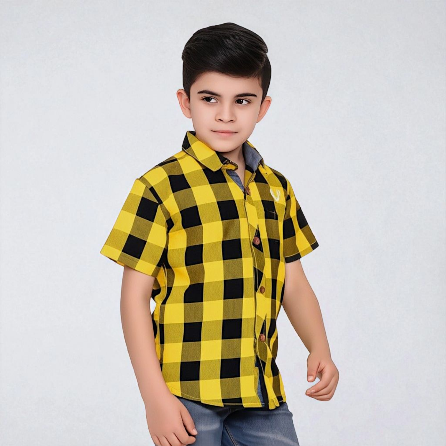 Boys Cotton Slub Shirt
