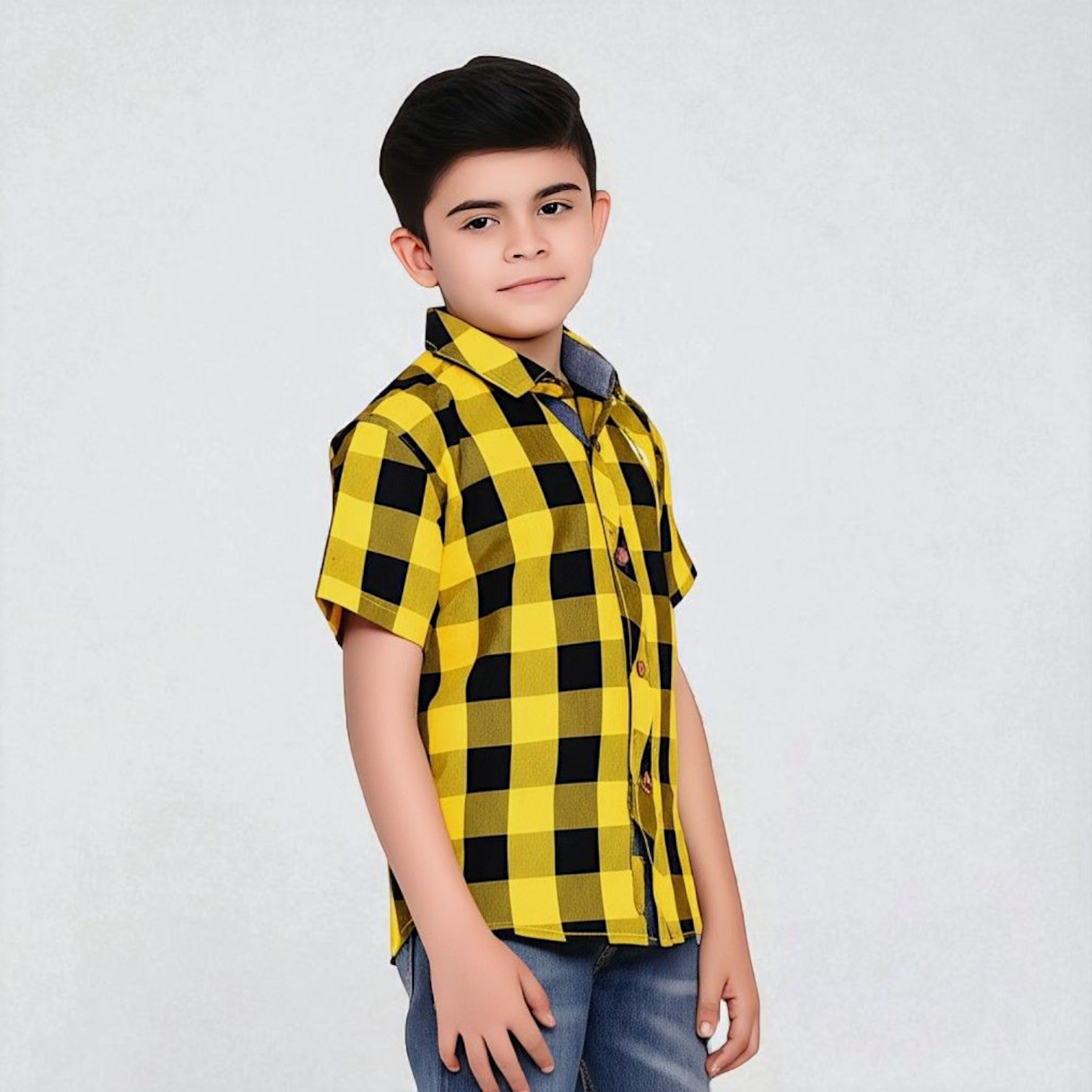 Boys Cotton Slub Shirt