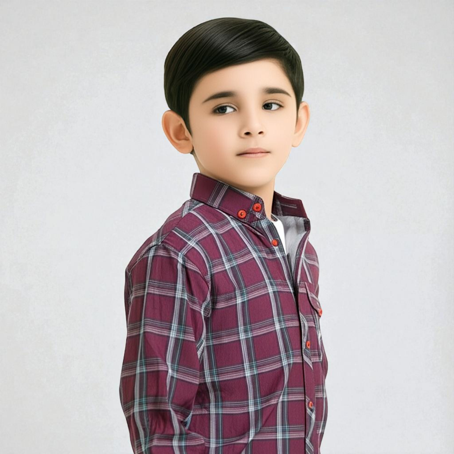Boys Cotton Poplin Formal Shirt