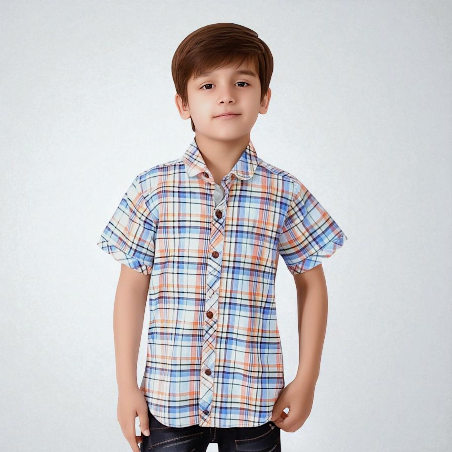 Boys Cotton Slub Shirt