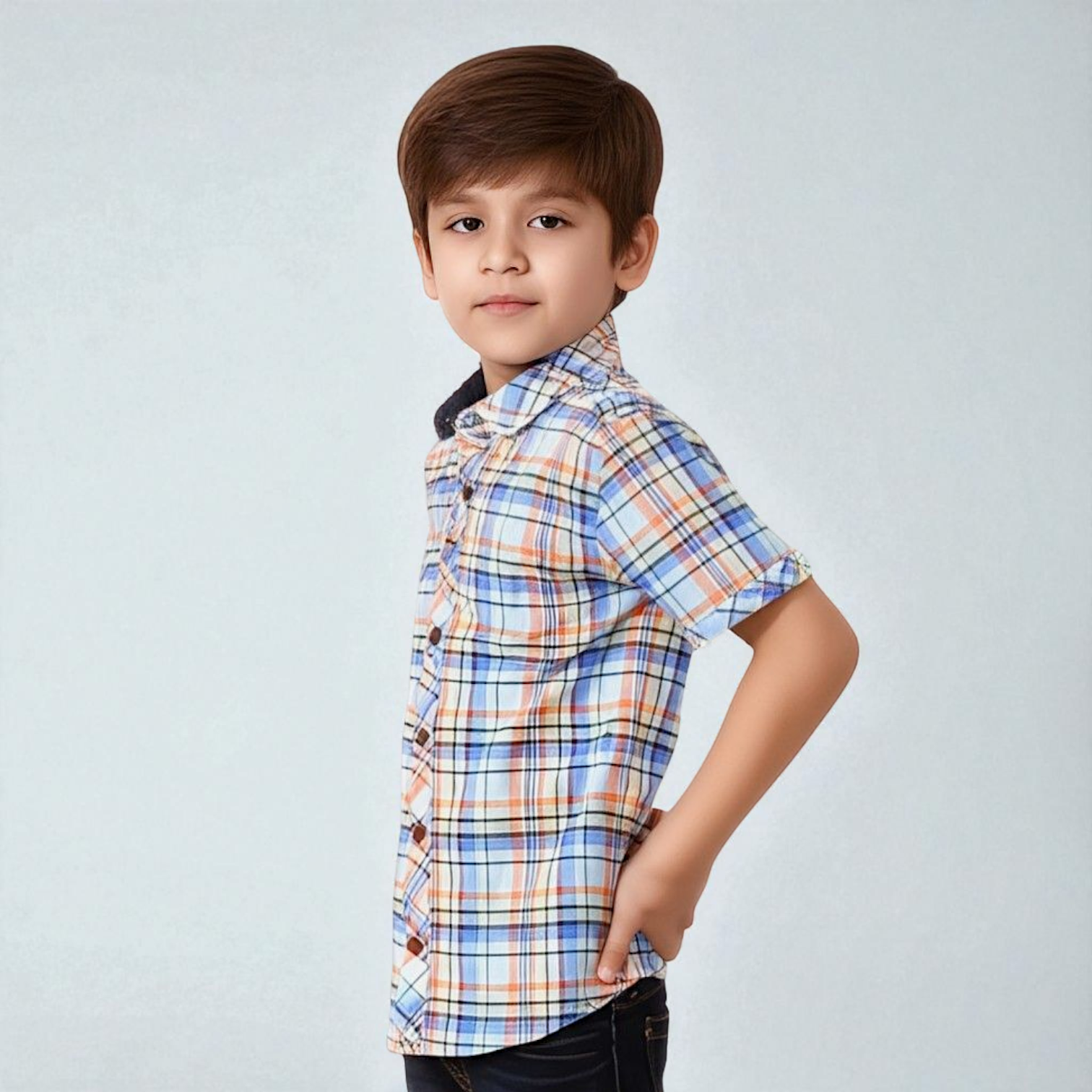 Boys Cotton Slub Shirt