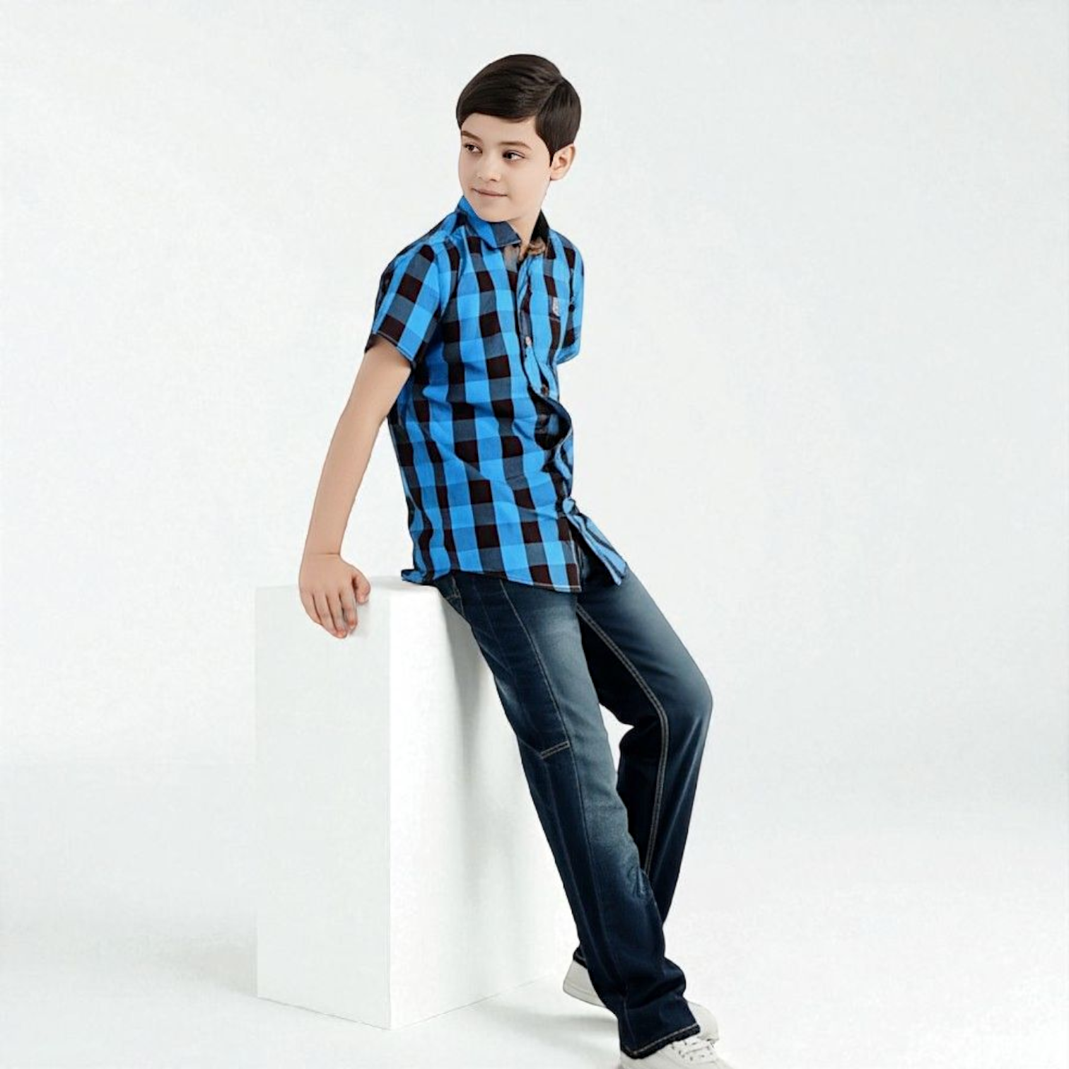 Boys Cotton Slub Shirt