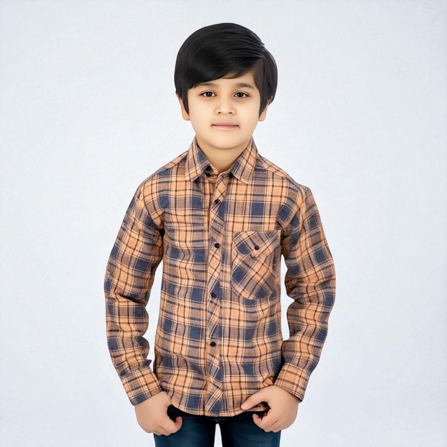 Boys Cotton Poplin Formal Shirt