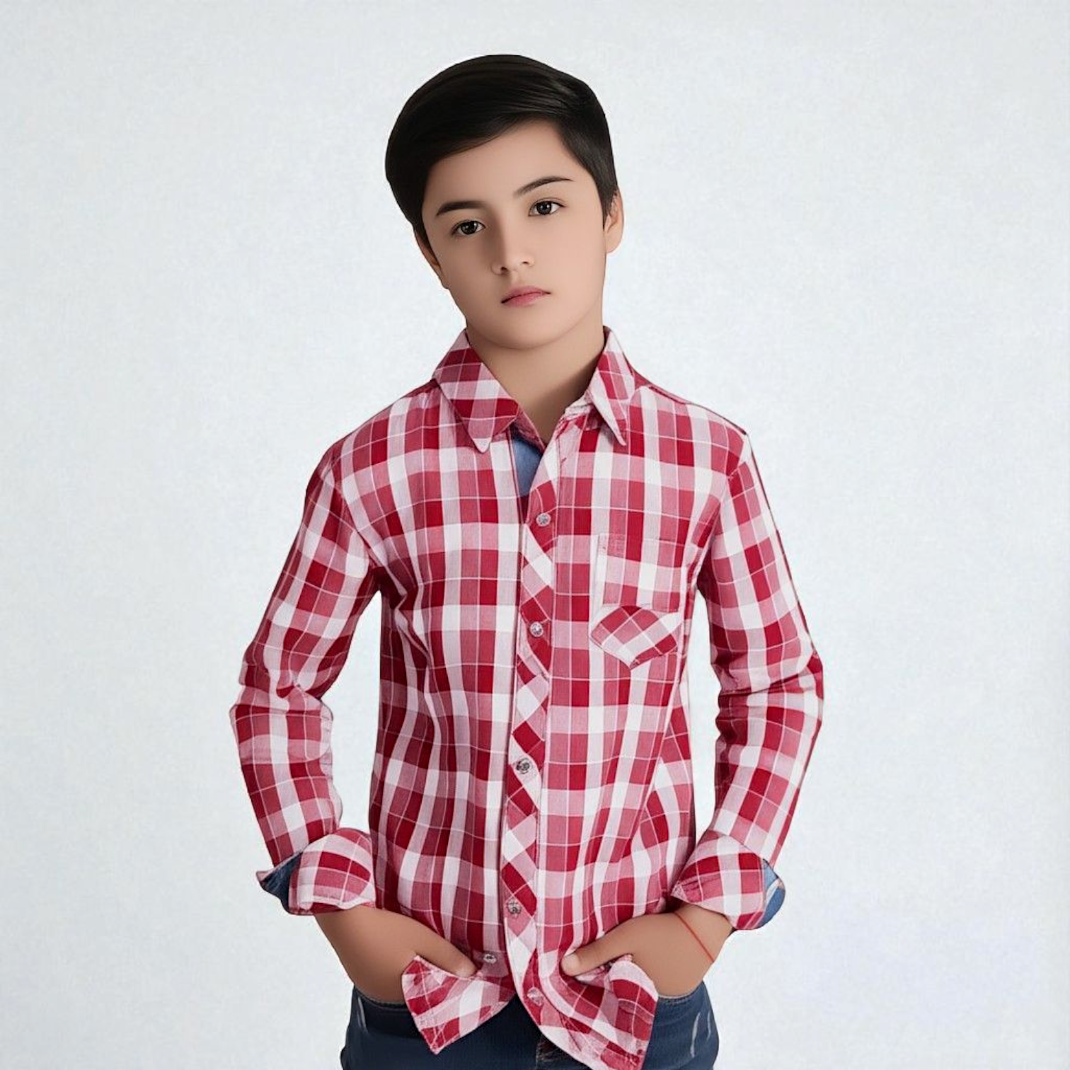 Boys Cotton Poplin Formal Shirt