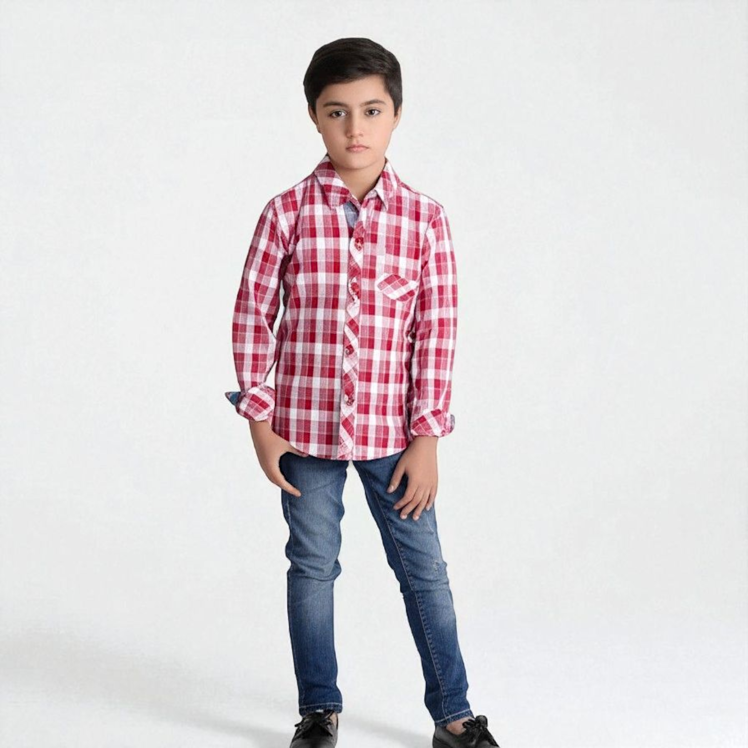Boys Cotton Poplin Formal Shirt