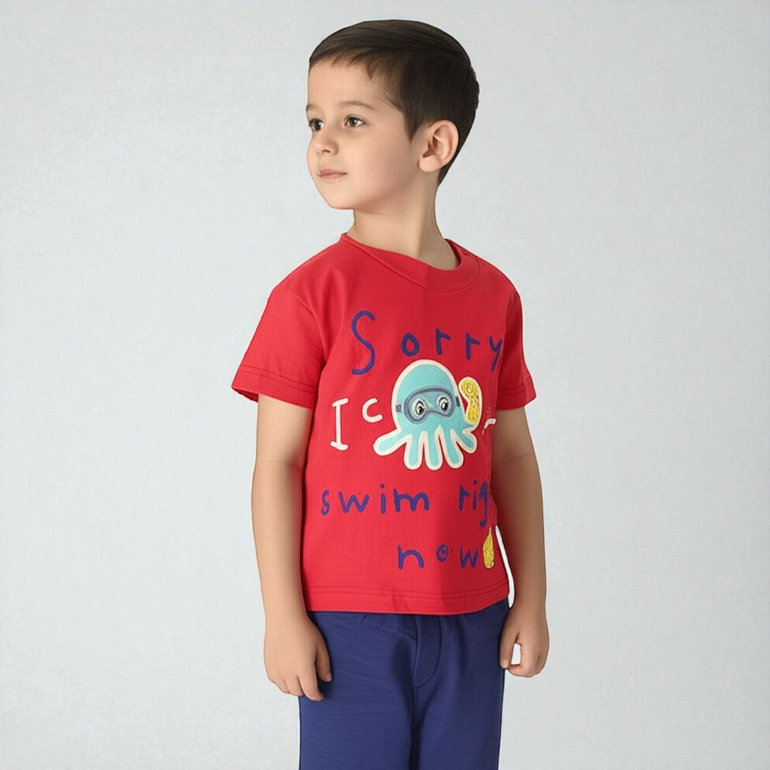 Infant Boys Cotton Interlock 2-Piece Suit