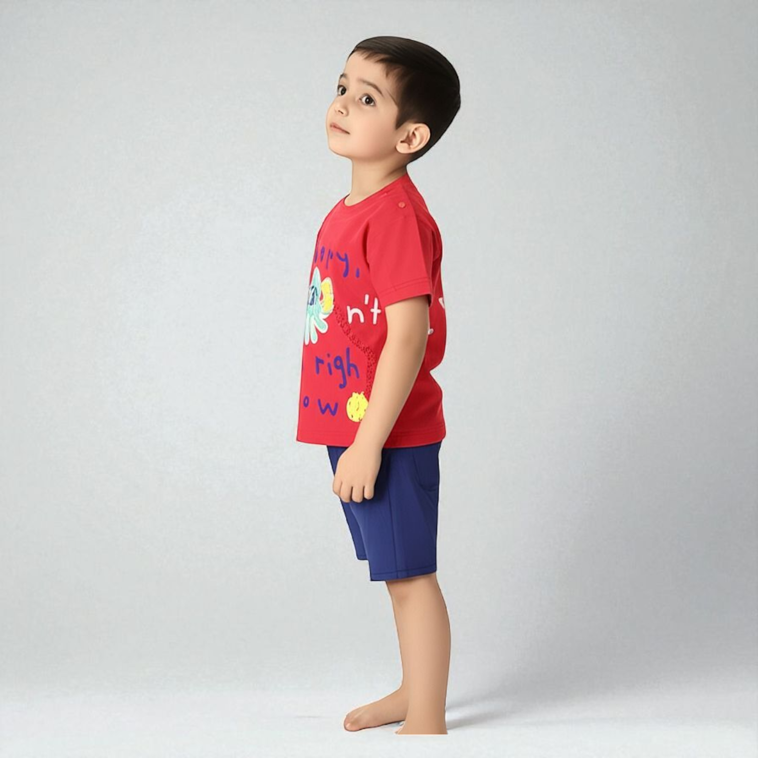 Infant Boys Cotton Interlock 2-Piece Suit