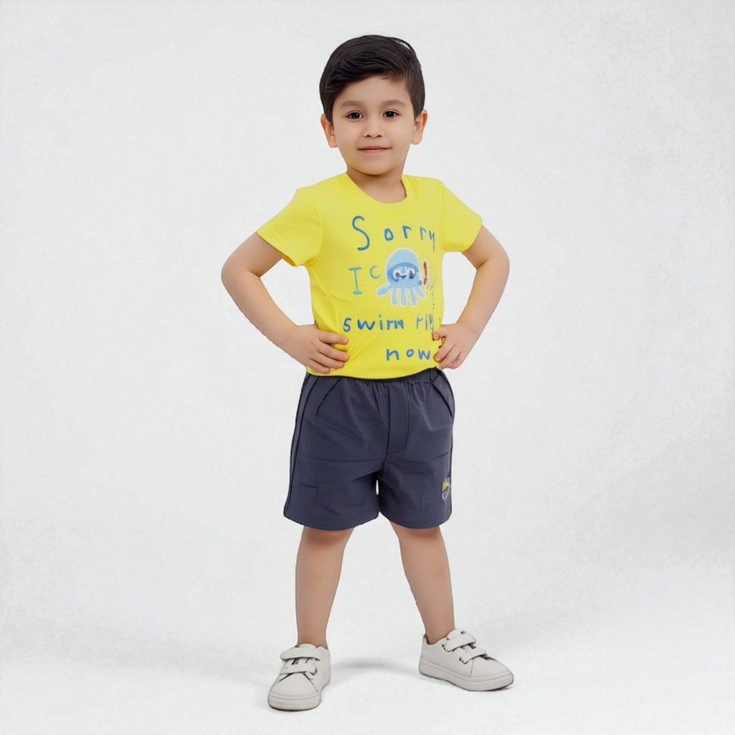 Infant Boys Cotton Interlock 2-Piece Suit