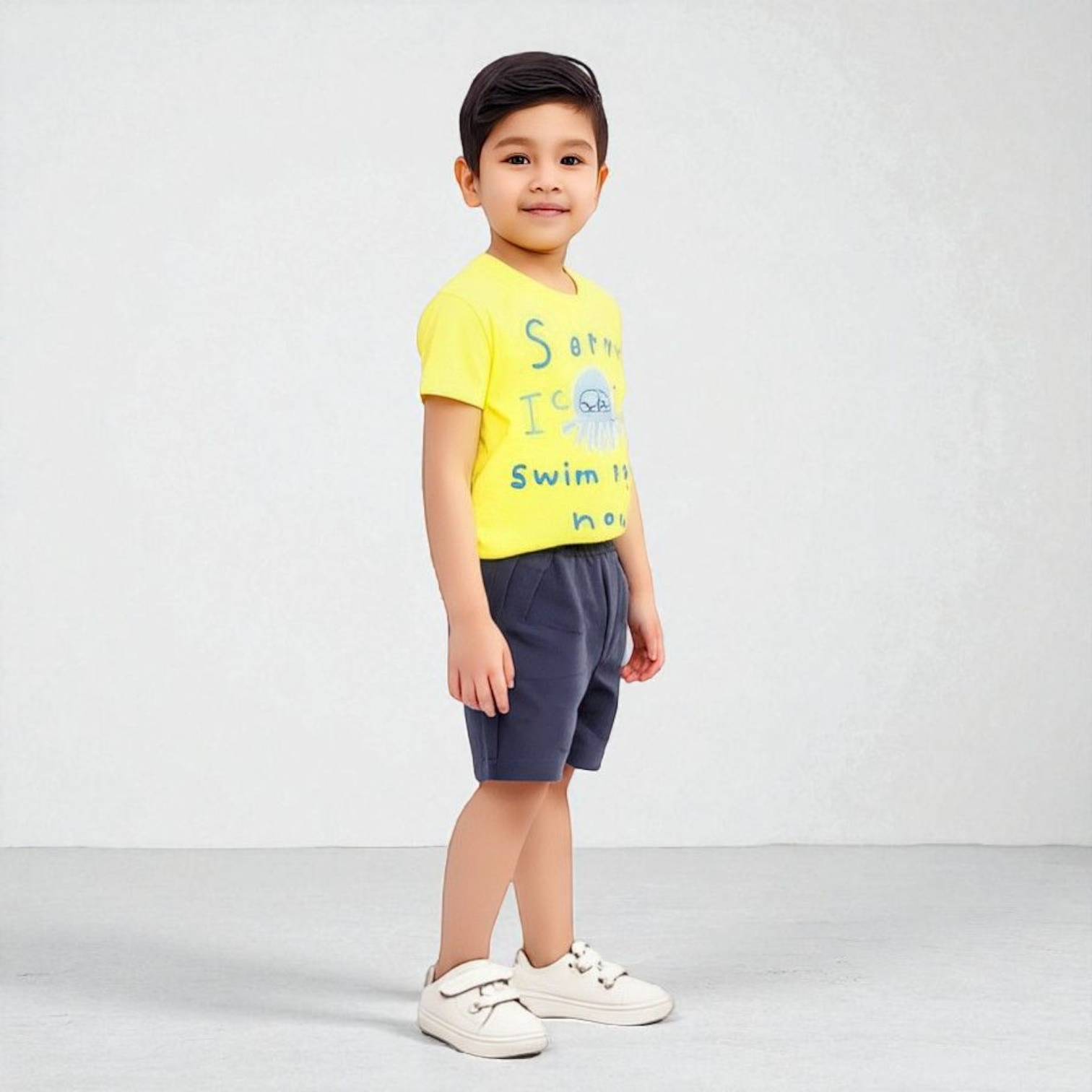 Infant Boys Cotton Interlock 2-Piece Suit