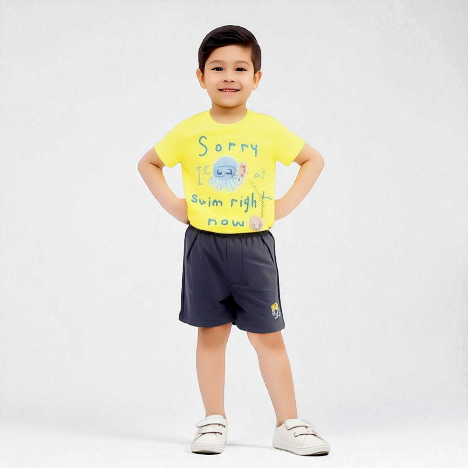 Infant Boys Cotton Interlock 2-Piece Suit