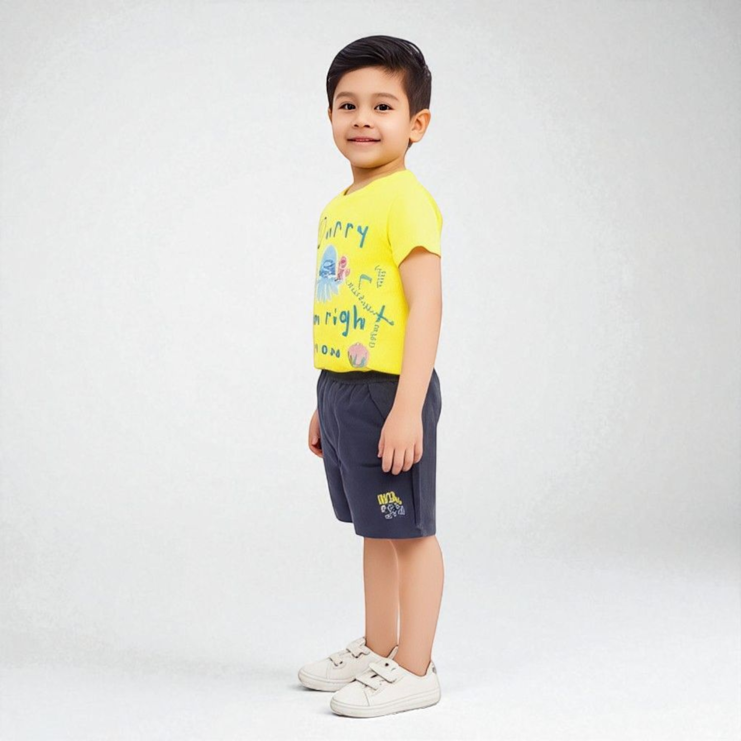 Infant Boys Cotton Interlock 2-Piece Suit