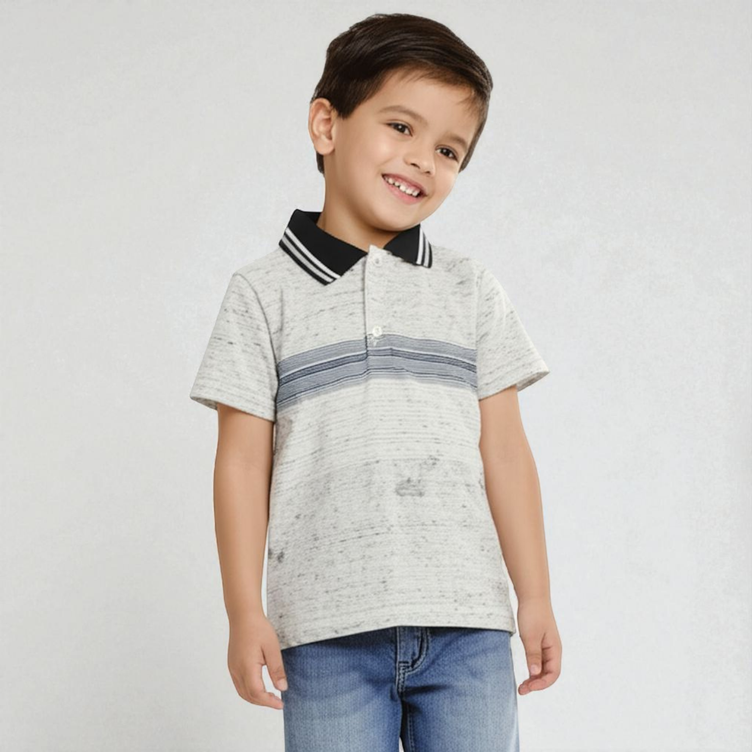 Boys Jumbo Pique Polo