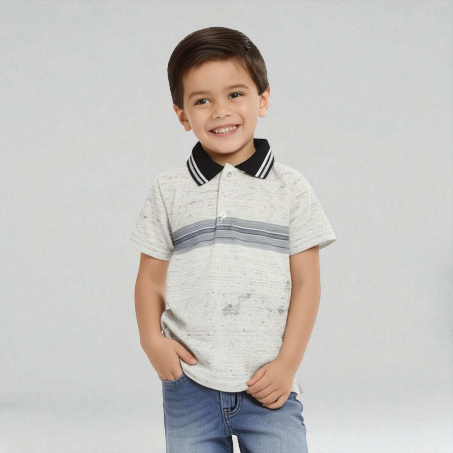 Boys Jumbo Pique Polo