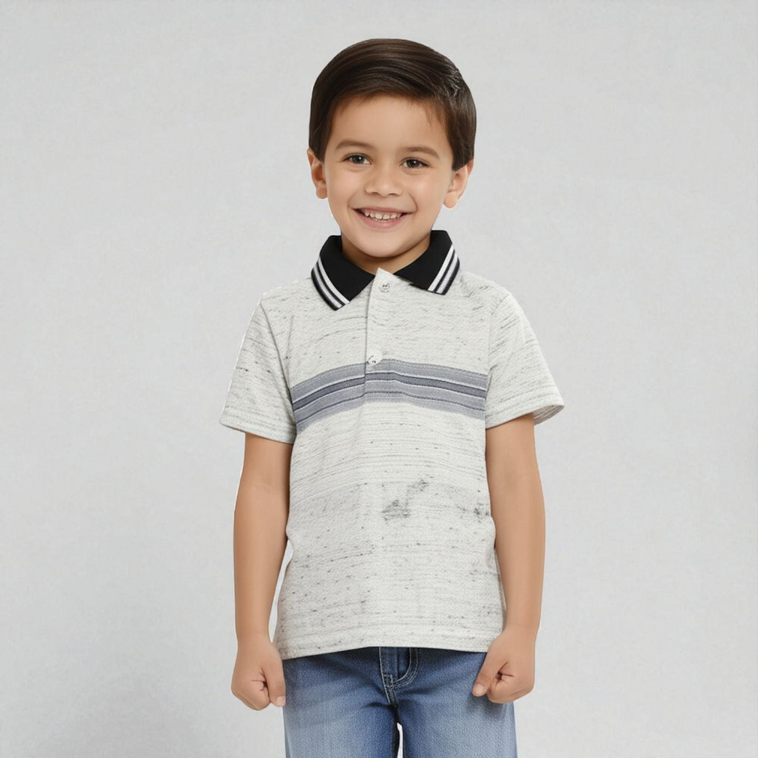 Boys Jumbo Pique Polo