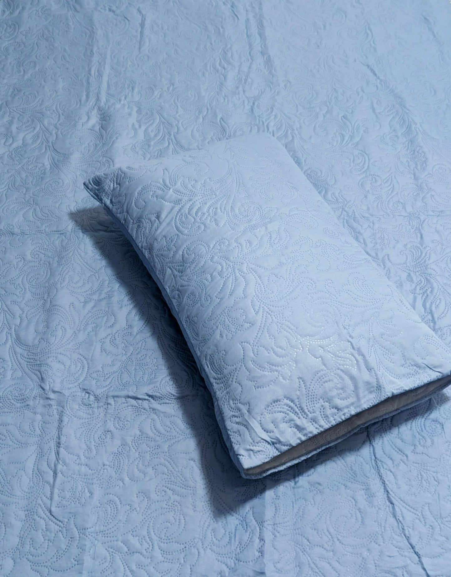 Whisper of Blue Throw Bedspread- BSP64