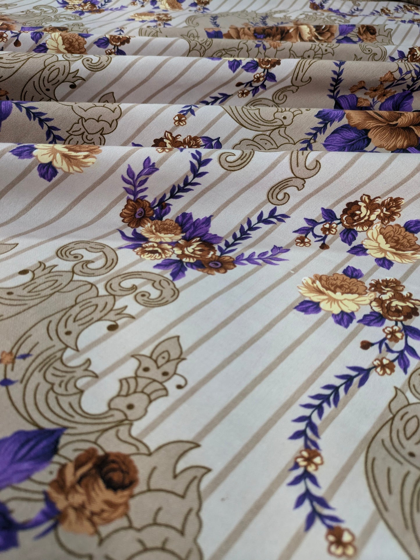 Violet Double Bedsheet Db189