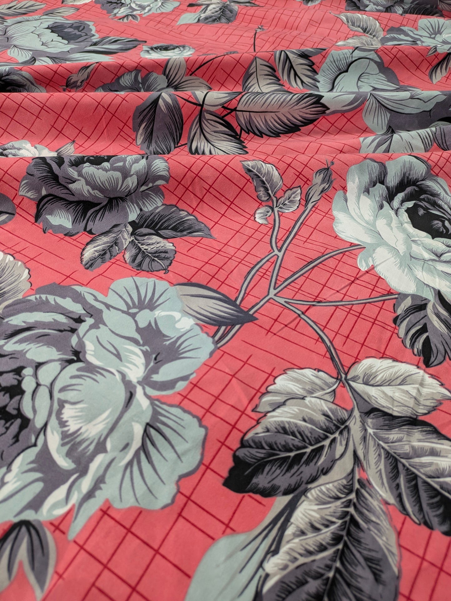 Dekoracy Floral Double Bedsheet DB249