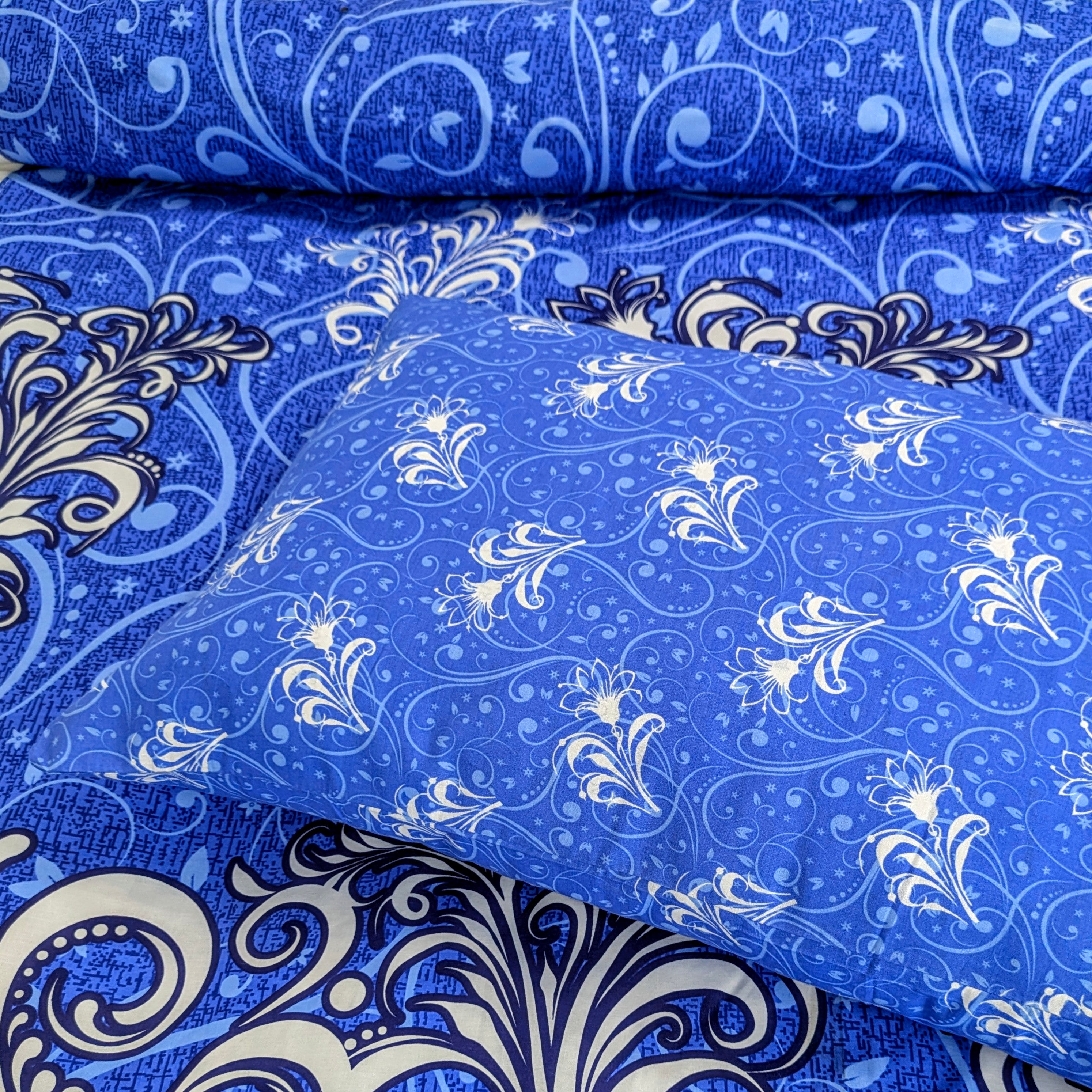 Cotton Single Bedsheet 2 PC