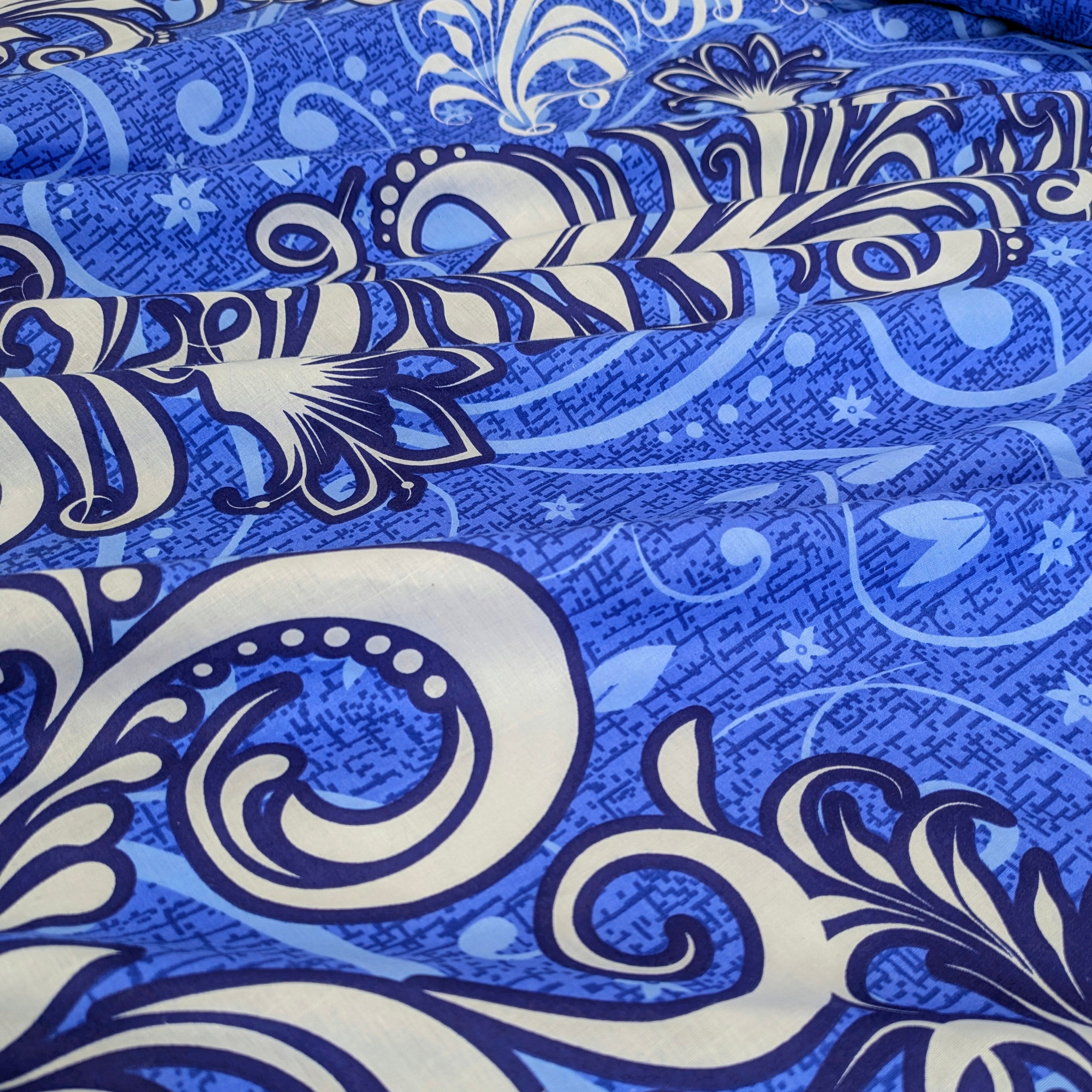 Cotton Single Bedsheet 2 PC