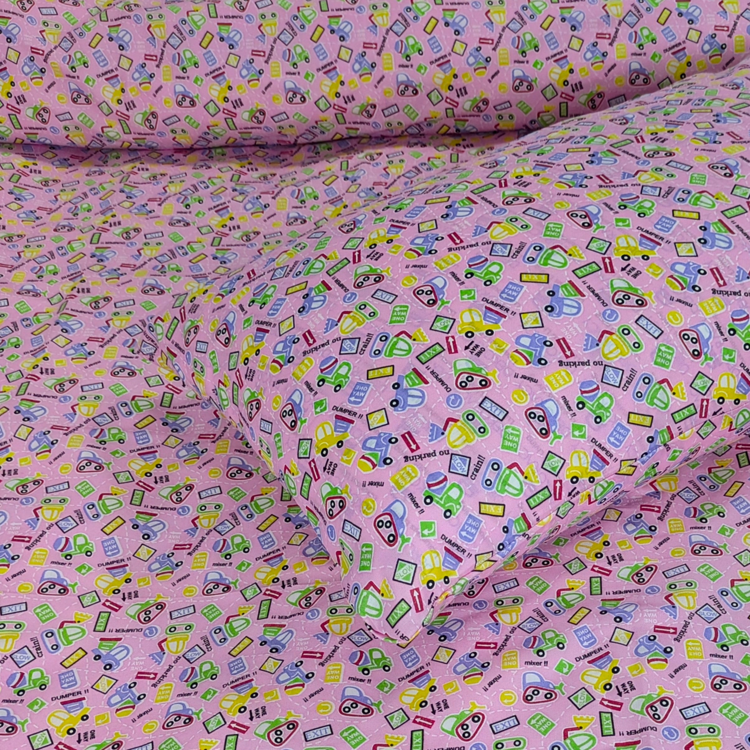 Kids Cartoon Bedsheet Printed Pure Cotton Sbb8
