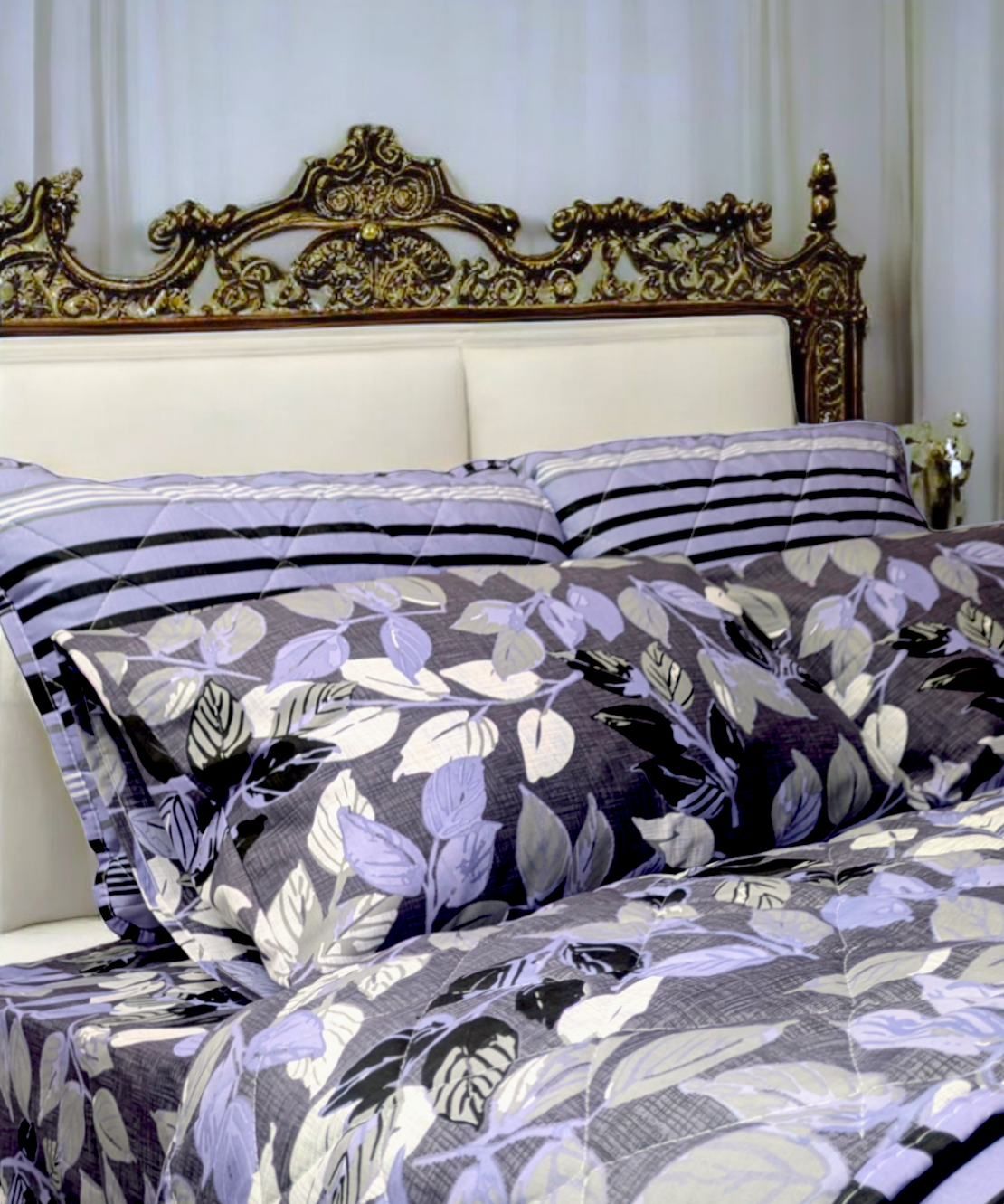 Cotton Comforter Set 6 Pcs