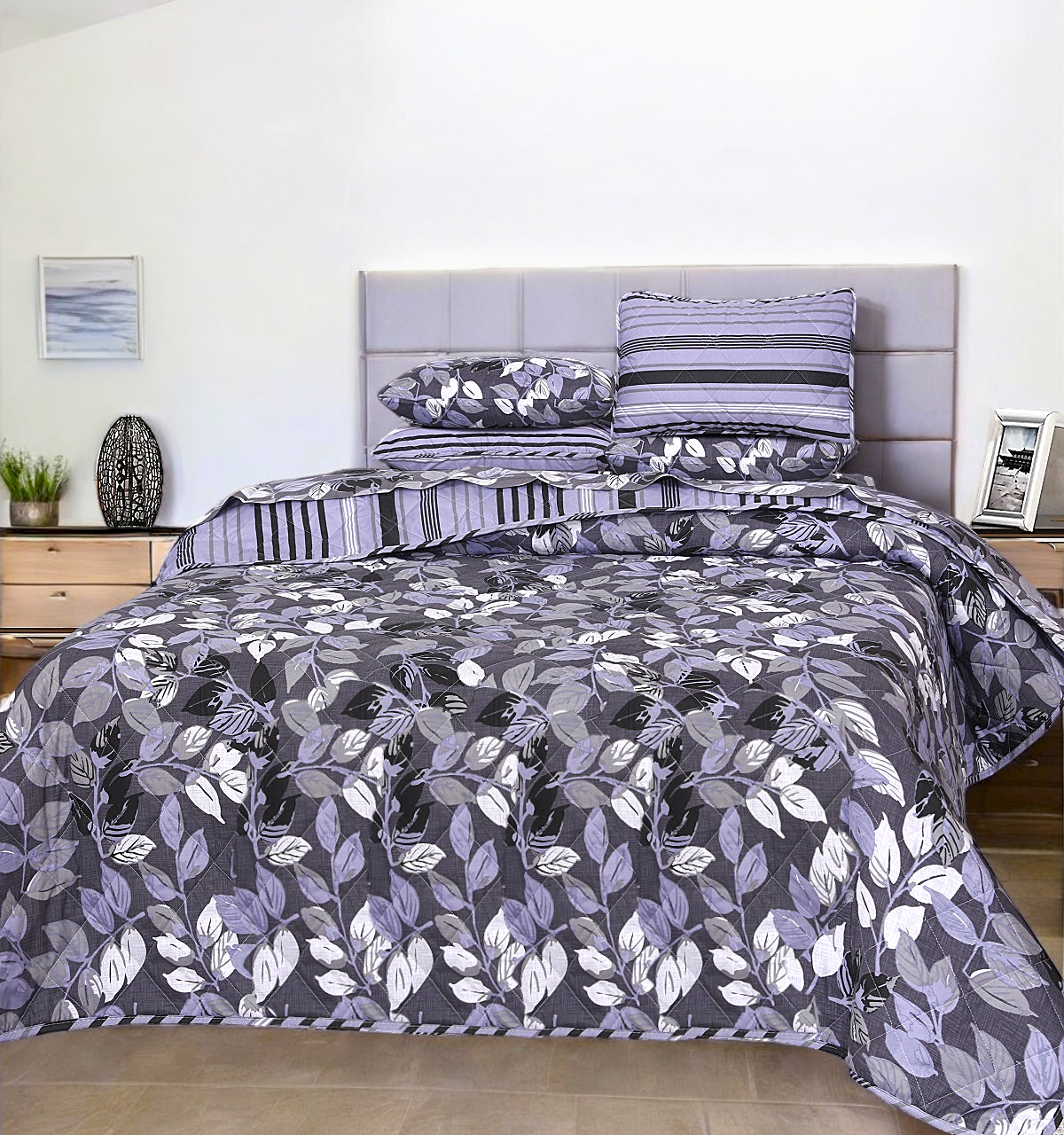 Lavender Night Comforter Set-Csf75