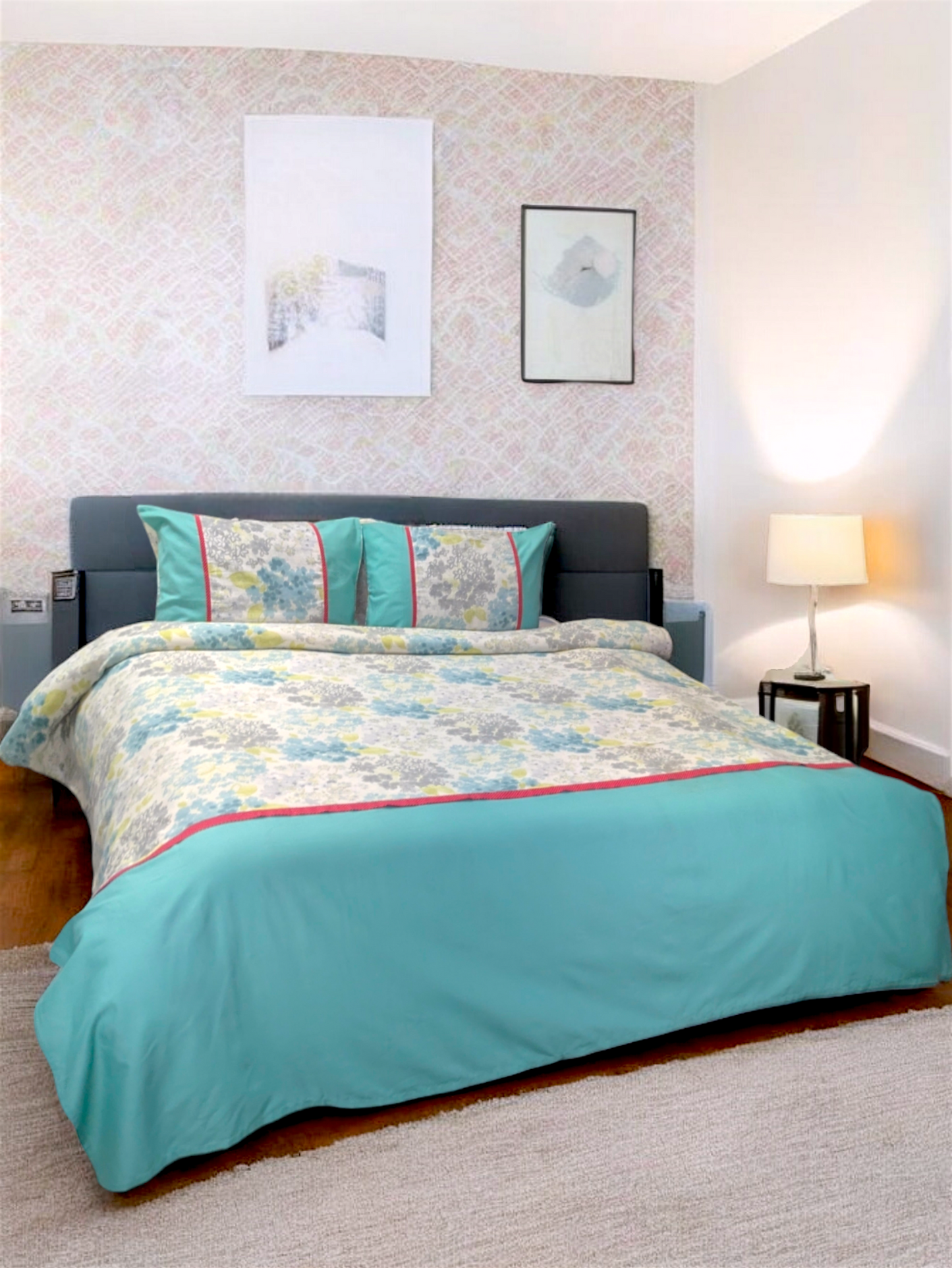 Seafoam  Double Bedsheet - Db28 _ Winter Stuff