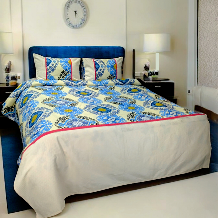 Double Bedsheet 3 Pcs