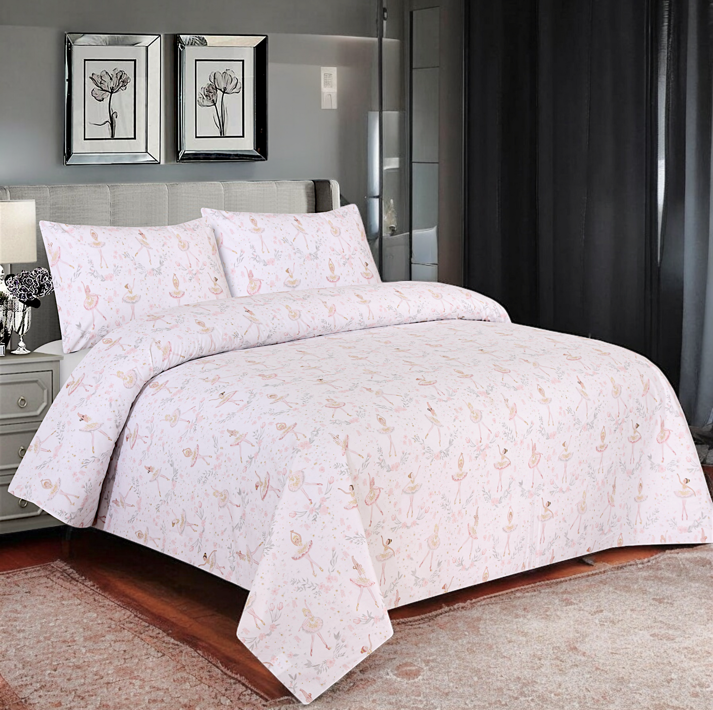 Sinderilla dekoracy Double Bedsheet - DB97