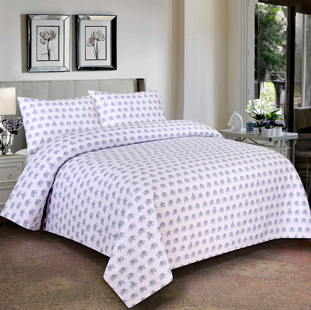 Double Bedsheet 3 Pcs