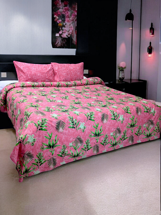 Crimson Double Bedsheet - DB145