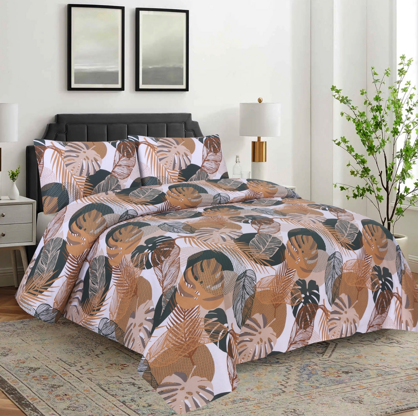 Double Bedsheet - Db118 _ Cotton