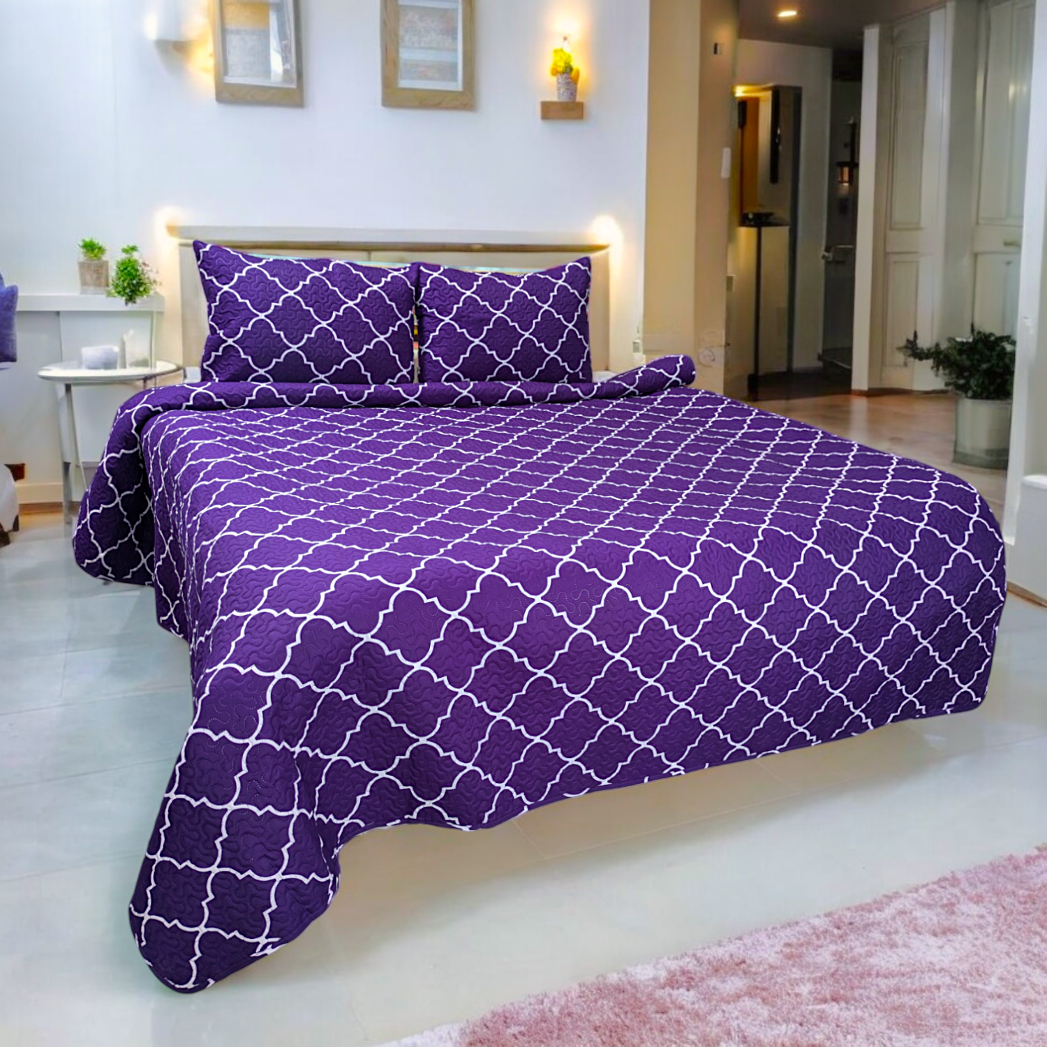 Cotton Bedspread Set 3 Pcs