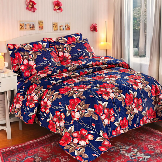 6 PCS Comforter Set Pure Sattin - CSF45